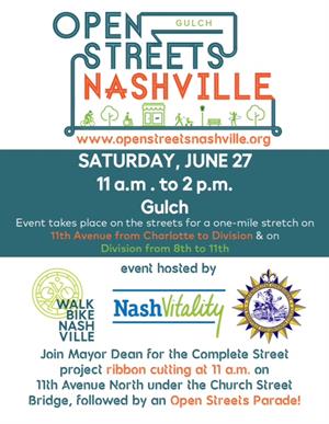 Open Streets Festival 2015 Nashville Open Streets Festival