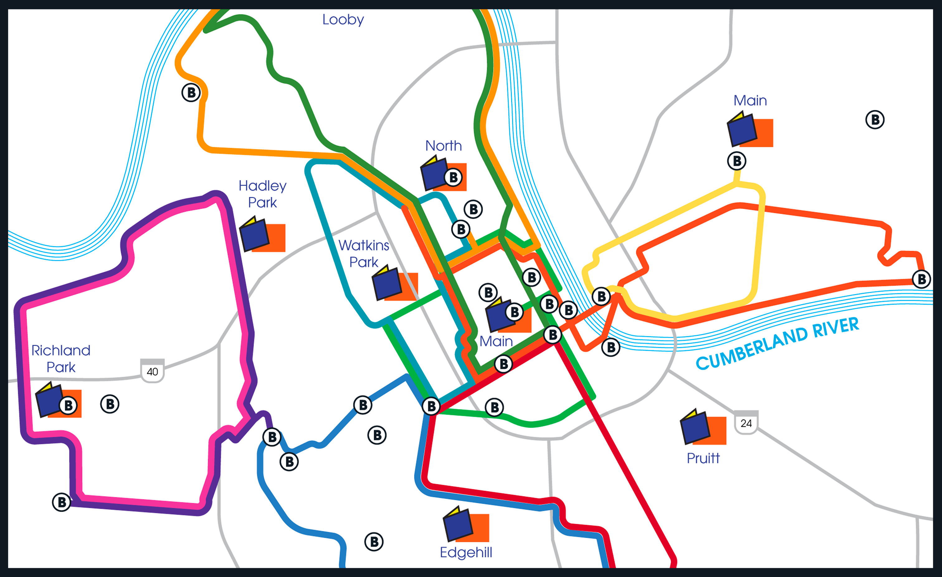 map bike ride