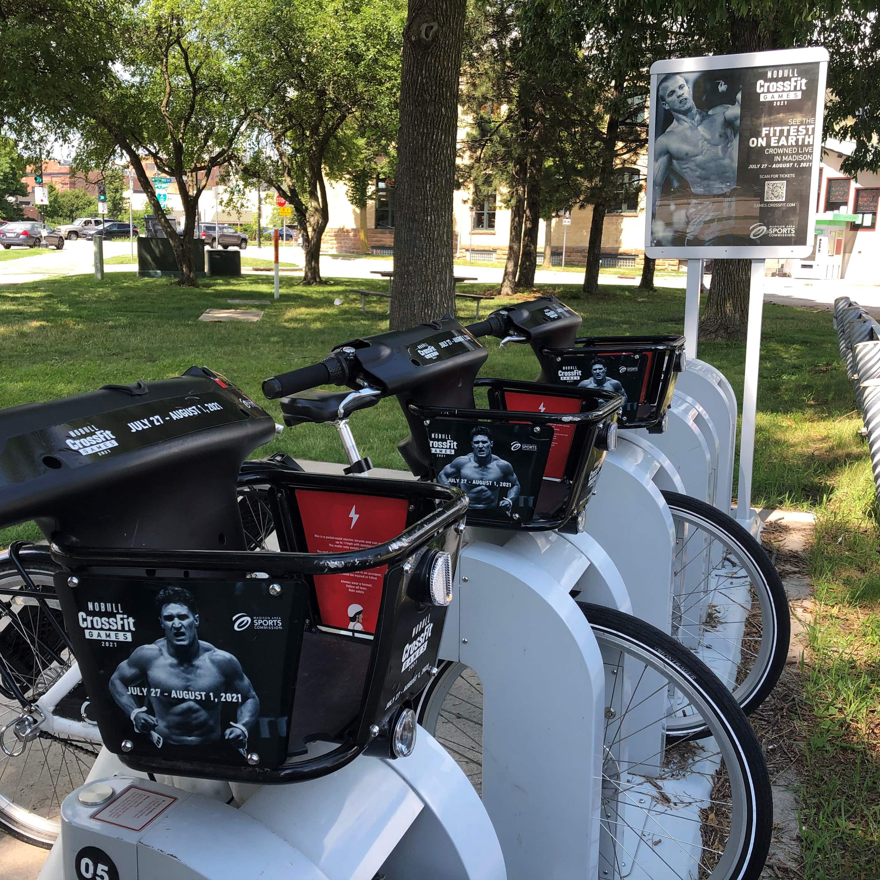 Madison Ad Bikes and Panel